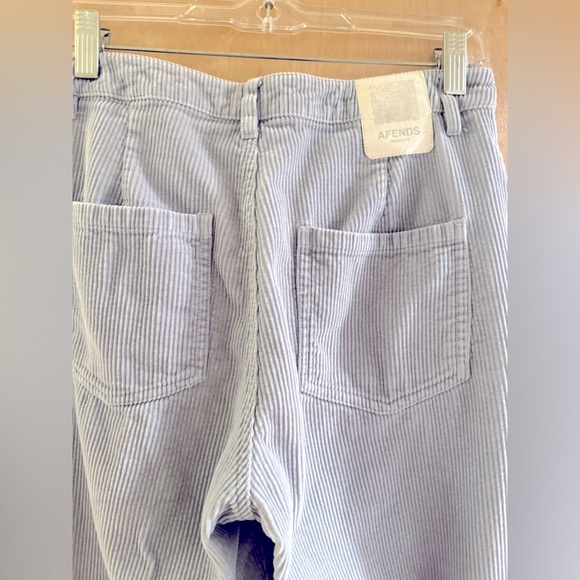 Afends Gray High-Waisted Corduroy Jeans. - Picture 12 of 13